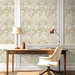 NextWall Peel &amp; Stick Acanthus Garden Floral Latte Wallpaper thumbnail image 2 of 6
