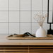NextWall Peel &amp; Stick Classic Striped Check Charcoal &amp; Linen Wallpaper thumbnail image 7 of 8