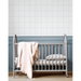 NextWall Peel &amp; Stick Classic Striped Check Sky Blue &amp; Linen Wallpaper thumbnail image 3 of 6