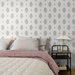 NextWall Peel &amp; Stick Floral Spot Blush &amp; Basil Wallpaper thumbnail image 5 of 6