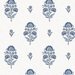 NextWall Peel &amp; Stick Floral Spot Delft Blue Wallpaper thumbnail image 1 of 7
