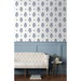 NextWall Peel &amp; Stick Floral Spot Delft Blue Wallpaper thumbnail image 5 of 7