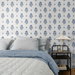 NextWall Peel &amp; Stick Floral Spot Delft Blue Wallpaper thumbnail image 6 of 7