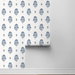 NextWall Peel &amp; Stick Floral Spot Delft Blue Wallpaper thumbnail image 7 of 7