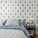 NextWall Peel &amp; Stick Floral Spot Marigold &amp; Seabreeze Wallpaper thumbnail image 6 of 7