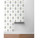 NextWall Peel &amp; Stick Floral Spot Marigold &amp; Seabreeze Wallpaper thumbnail image 7 of 7