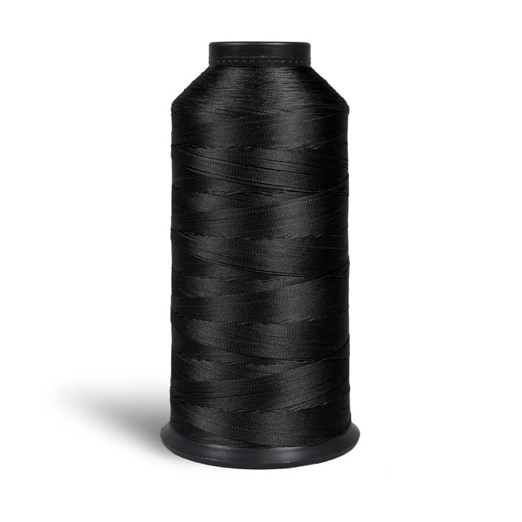 Black #69 Bonded Nylon Thread