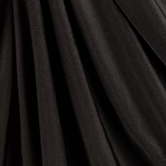 60" Black Nylon Spandex Fabric image 2 of 2