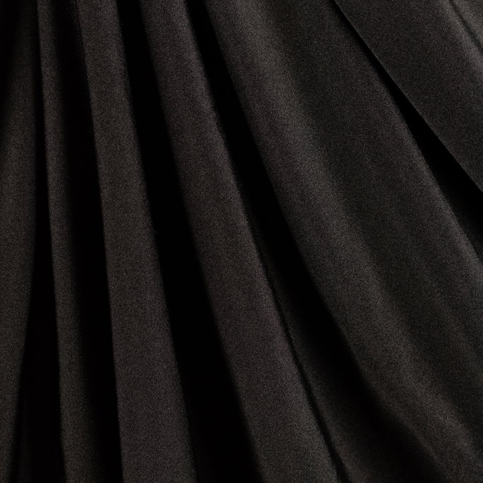 60" Black Nylon Spandex Fabric image 2 of 2
