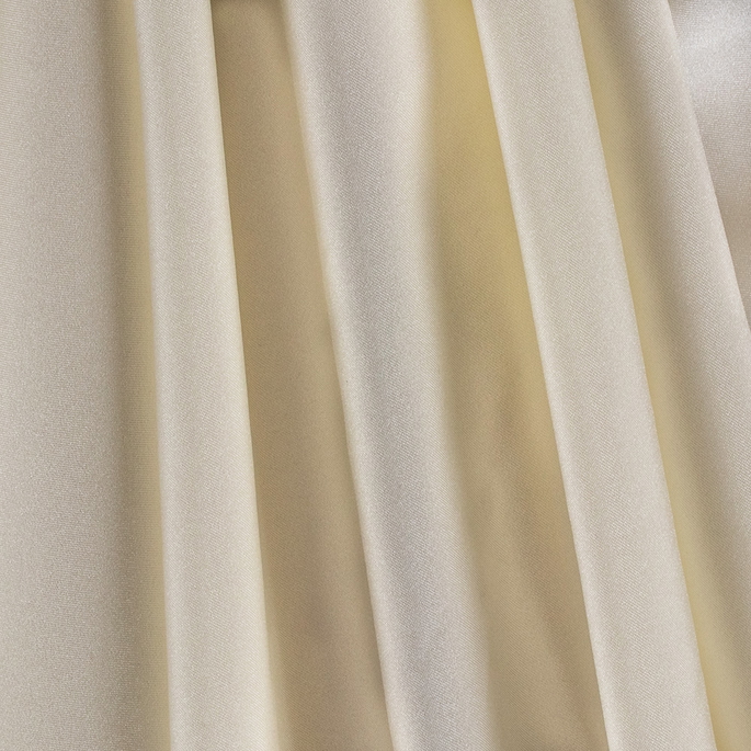 60" Ivory Nylon Spandex Fabric image 2 of 2