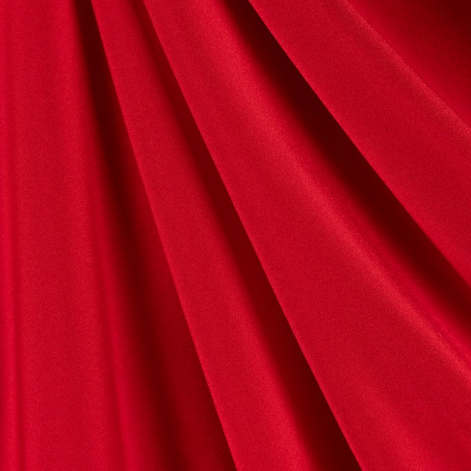 60" Red Nylon Spandex Fabric image 2 of 2
