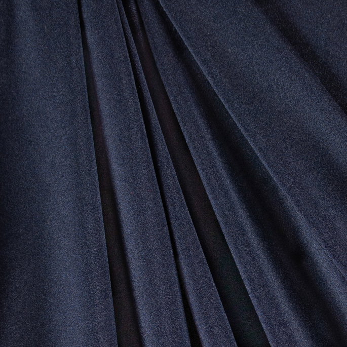 60" Navy Blue Nylon Spandex Fabric image 2 of 2