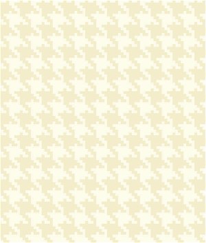 Seabrook Designs Houndstooth Checker Tan & White Wallpaper