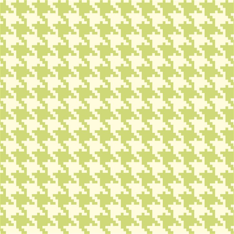 Seabrook Designs Houndstooth Checker Green & White Wallpaper
