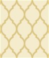 Seabrook Designs Racing Stripe Ogee Metallic Gold Wallpaper
