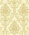 Seabrook Designs Washed Damask Metallic Gold Wallpaper