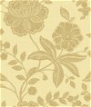 Seabrook Designs Jacobean Floral Trail Metallic Gold Wallpaper