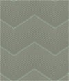 Seabrook Designs Chevron Stripe Metallic Silver & Turquoise Wallpaper