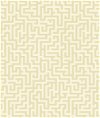 Seabrook Designs Maze Contemporary Metallic Pearl & Gold Wallpaper