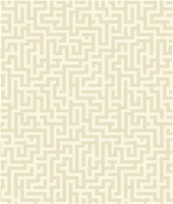 Seabrook Designs Maze Contemporary Metallic Pearl & Beige Wallpaper