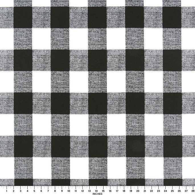 Premier Prints Outdoor Anderson Black Fabric image 2 of 2