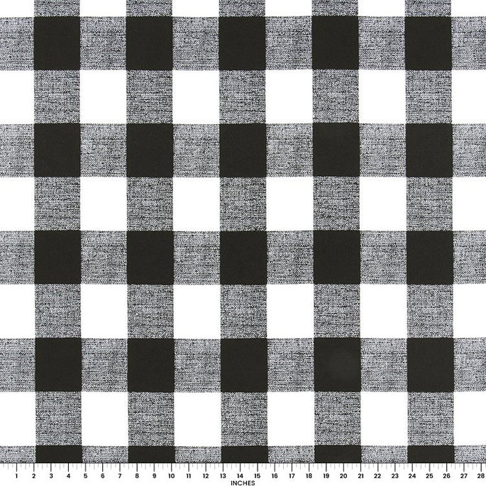Premier Prints Outdoor Anderson Black Fabric image 2 of 2