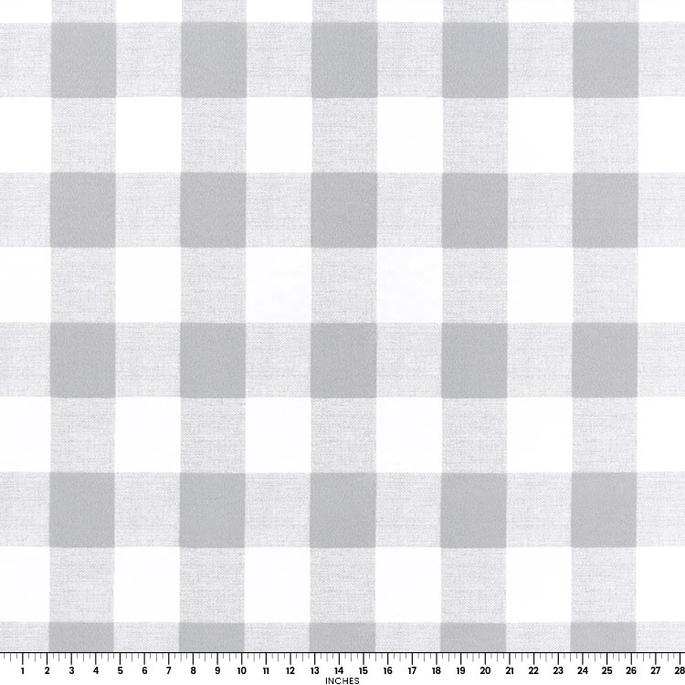 Premier Prints Outdoor Anderson Grey Fabric image 2 of 2