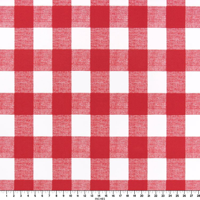 Premier Prints Outdoor Anderson Rojo Fabric image 2 of 2