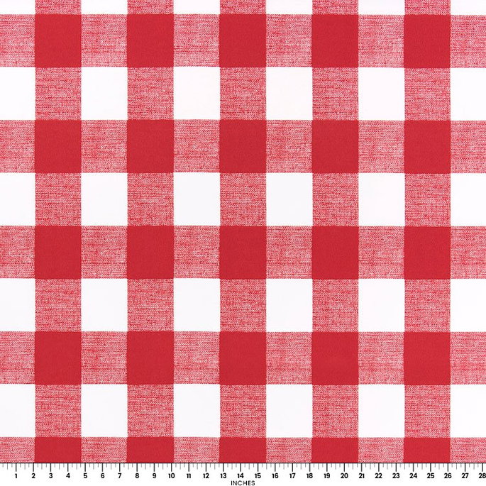 Premier Prints Outdoor Anderson Rojo Fabric image 2 of 2