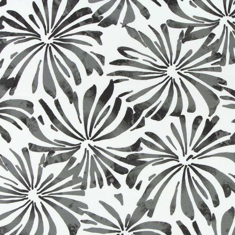 Premier Prints Outdoor Aria Matte Black Fabric