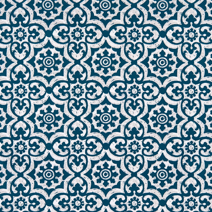 Premier Prints Outdoor Athens Zaffre Fabric image 1 of 1