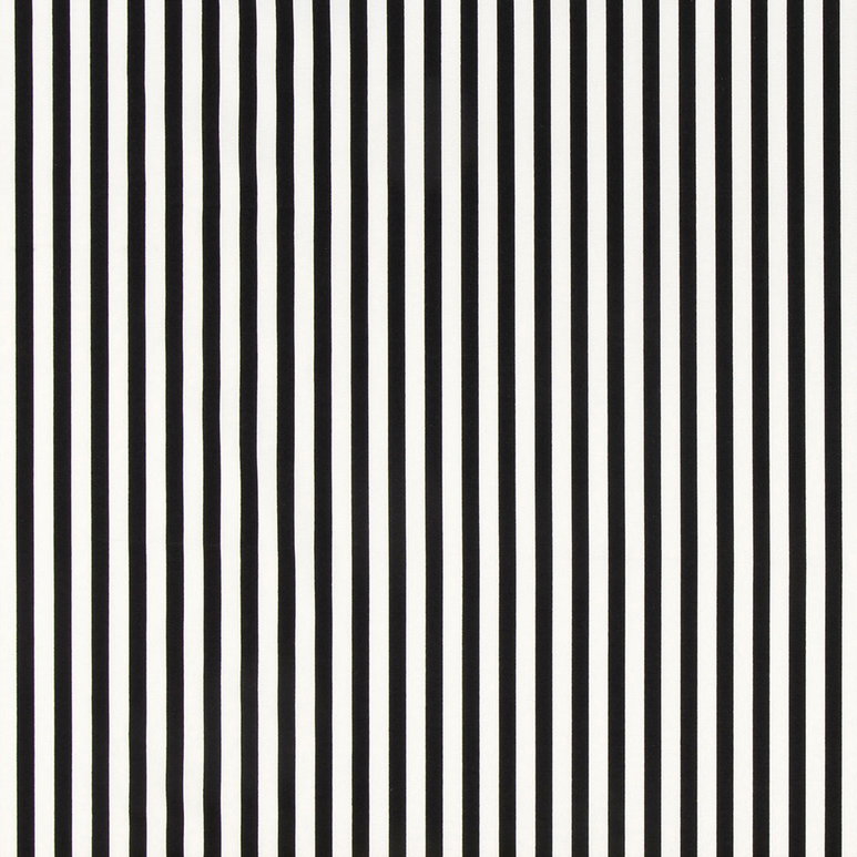 Premier Prints Outdoor Basic Stripe Black Fabric