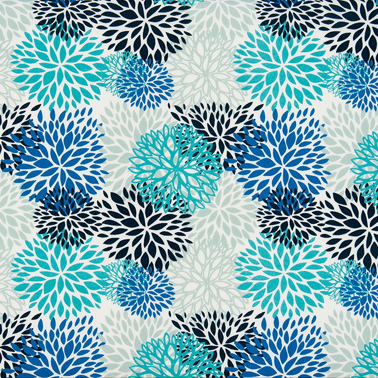 Premier Prints Outdoor Blooms Blue Vista Fabric