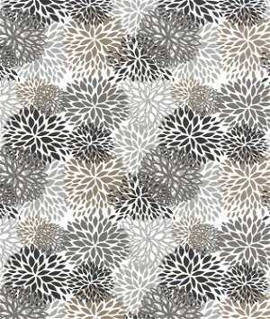Gray/White Premier Floral Star Printed Canvas Decor Fabric – Buy Fabrics