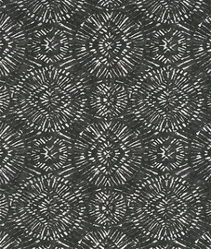 Premier Prints Outdoor Borneo Matte Black Fabric