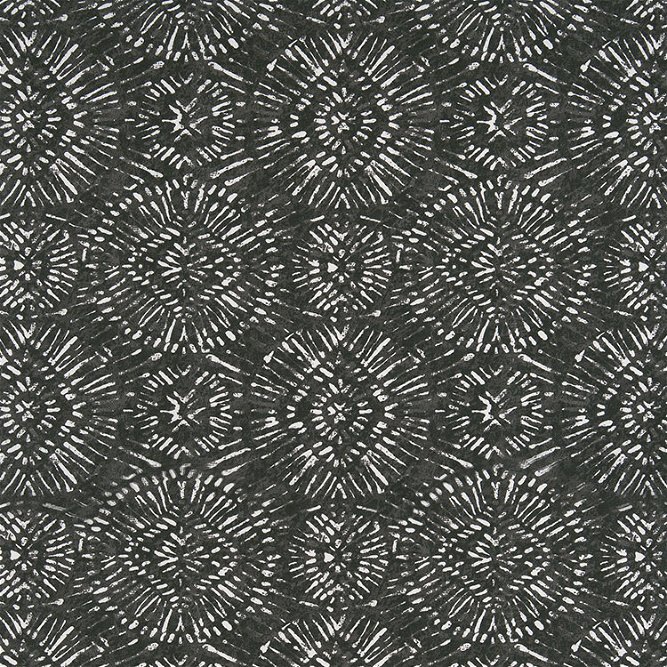 Premier Prints Outdoor Borneo Matte Black Fabric