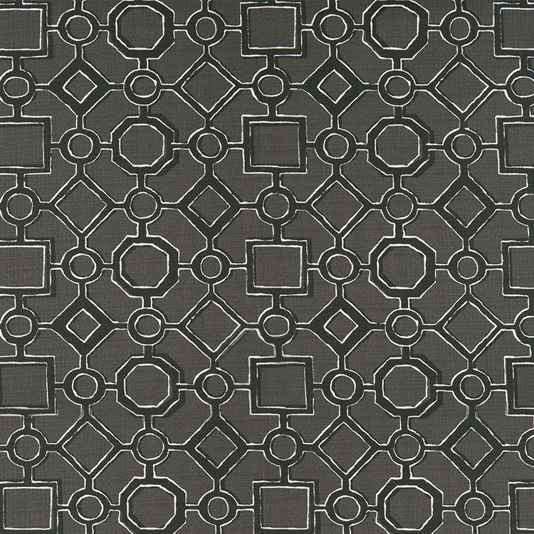 Premier Prints Outdoor Brazil Matte Black Luxe Polyester Fabric