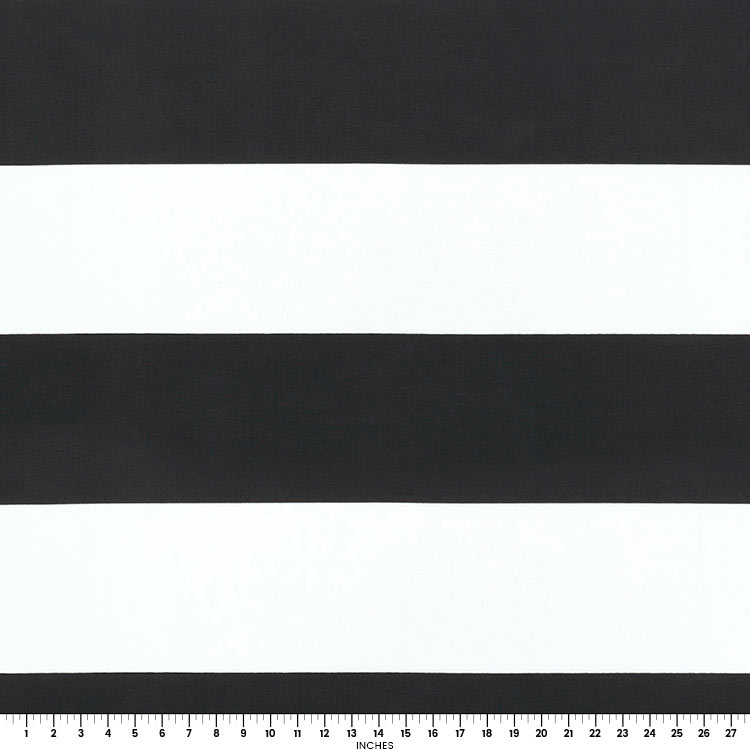 Premier Prints Outdoor Cabana Black Fabric
