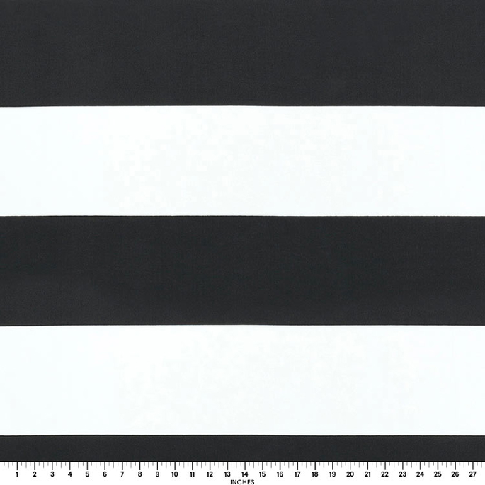 Premier Prints Outdoor Cabana Black Fabric image 2 of 2