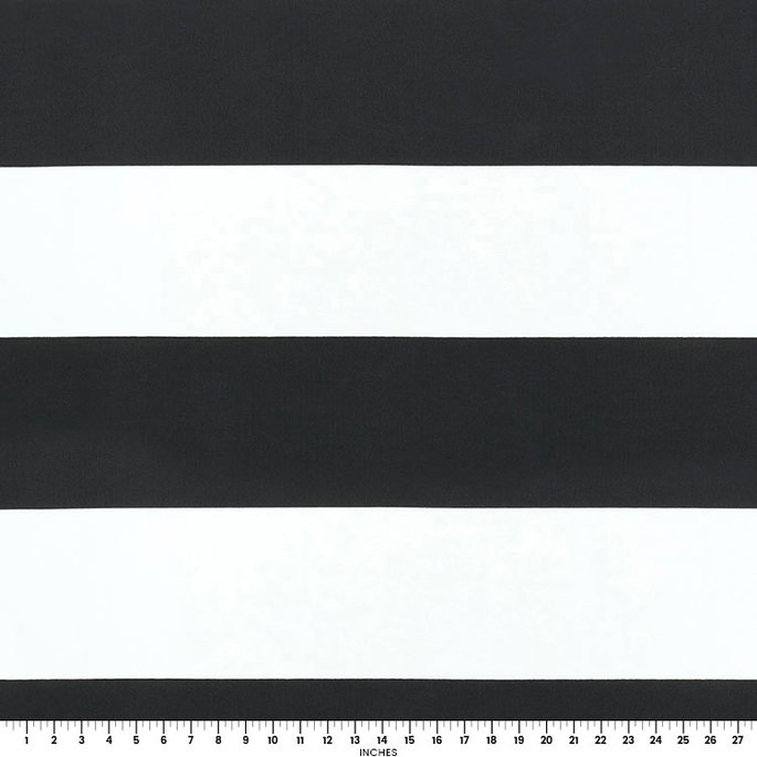 Premier Prints Outdoor Cabana Black Fabric image 2 of 2