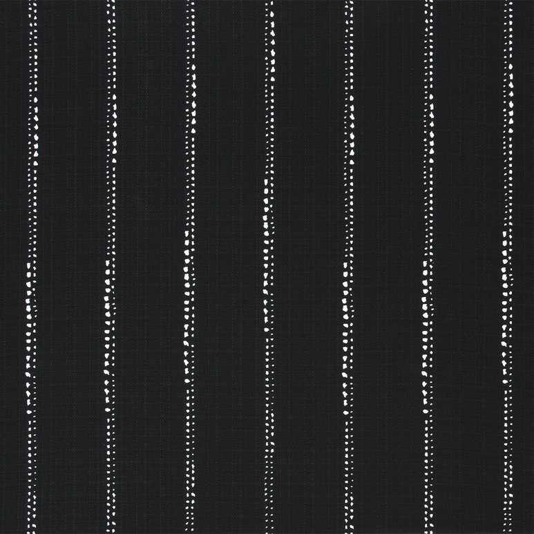 Premier Prints Outdoor Carlo Black Luxe Polyester Fabric