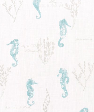 Premier Prints Ocean Love Blue Haze Slub Canvas Fabric