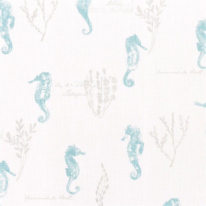 Premier Prints Ocean Love Blue Haze Slub Canvas Fabric