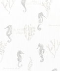 Premier Prints Ocean Love French Grey Slub Canvas Fabric