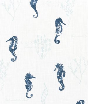 Premier Prints Ocean Love Italian Denim Slub Canvas Fabric