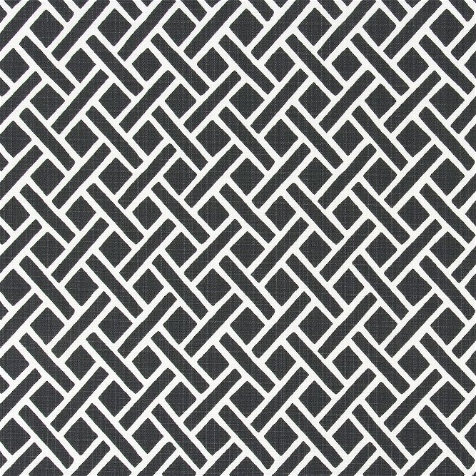 Premier Prints Outdoor Eastwood Matte Black Luxe Polyester Fabric