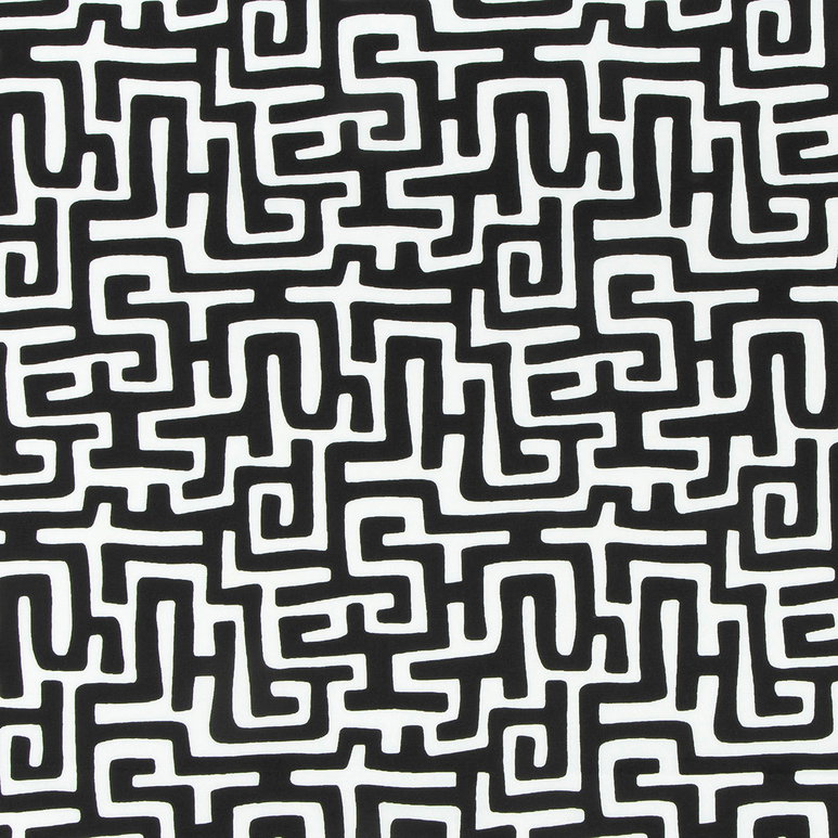 Premier Prints Outdoor Enid Matte Black Fabric