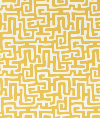Premier Prints Outdoor Enid Spice Yellow Fabric