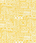 Premier Prints Outdoor Glyphic Spice Yellow Fabric