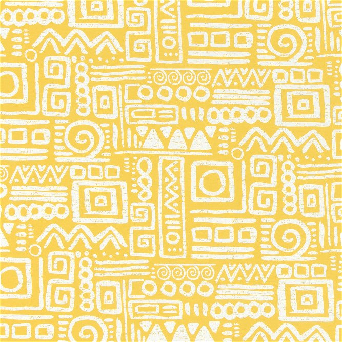 Premier Prints Outdoor Glyphic Spice Yellow Fabric
